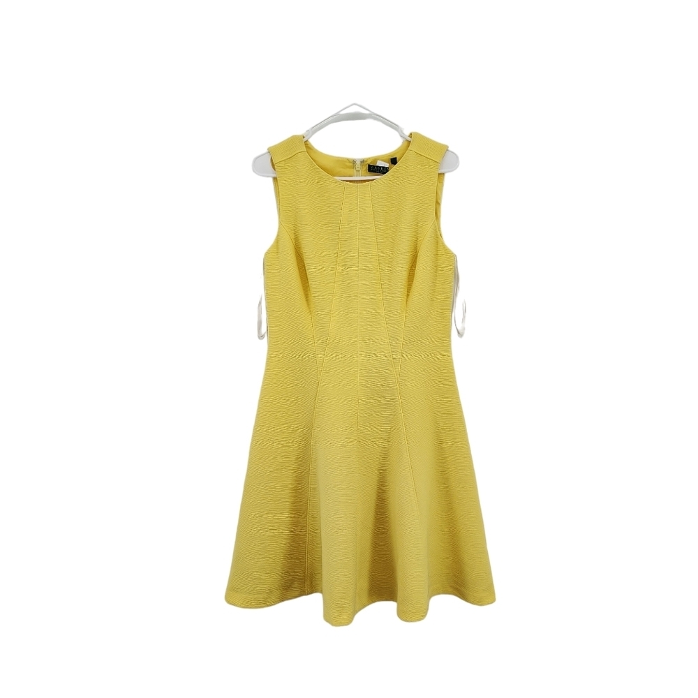 Lauren Ralph Lauren Women's Textured Sleeveless Midi Dress